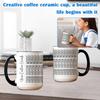 Creative New Ceramic Kitchen Fun Black Coffee Cup