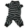 Striped Dog Pajamas Fashionable Cute Warm Comfortable Stretchy Dog Jumpsuit for Dogs Puppies Cats
