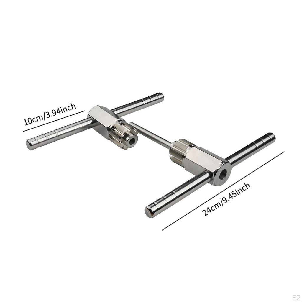 Fahrrad Tretlager Gewindeschneider Werkzeug Fahrrad Rahmen Gewindebohrer Reparaturset Ergonomischer Griff Einfache Handhabung