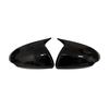 For Hyundai IONIQ 2016- Car Sticker Rearview Side Mirror Cover Wing Cap Exterior Door Rear View Case Trim Carbon Fiber Look