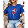 Cute Cat & Paw Print T-shirt Women's Harajuku Short Sleeve Casual