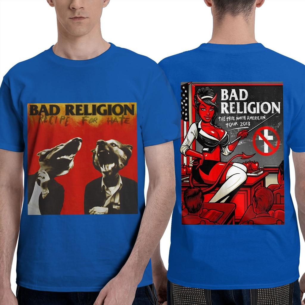 Bad Religion T Shirt Summer Y2K Casual T-Shirts Cotton Hip Hop Tee Shirt For Couple Short Sleeve Casual Top Tees