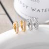 Women's Luxury Zircon Circle Earrings - Non-fading, High-end Design