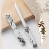 Dragon & Phoenix Dual-Style Peeling Knife Set - Thickened Mandarin Duck Design, Ideal for Fruits & BBQ