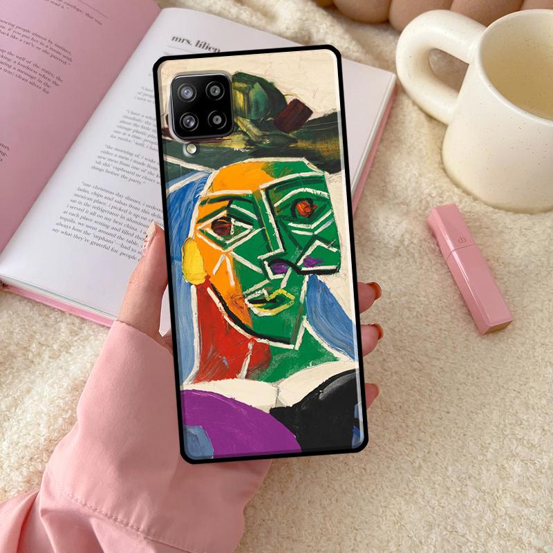 Painting Picasso Abstract Art For Samsung Galaxy A54 A34 A14 A52 A32 A12 A13 A33 A53 A15 A16 A26 A36 A56 A06 A35 A55 Case