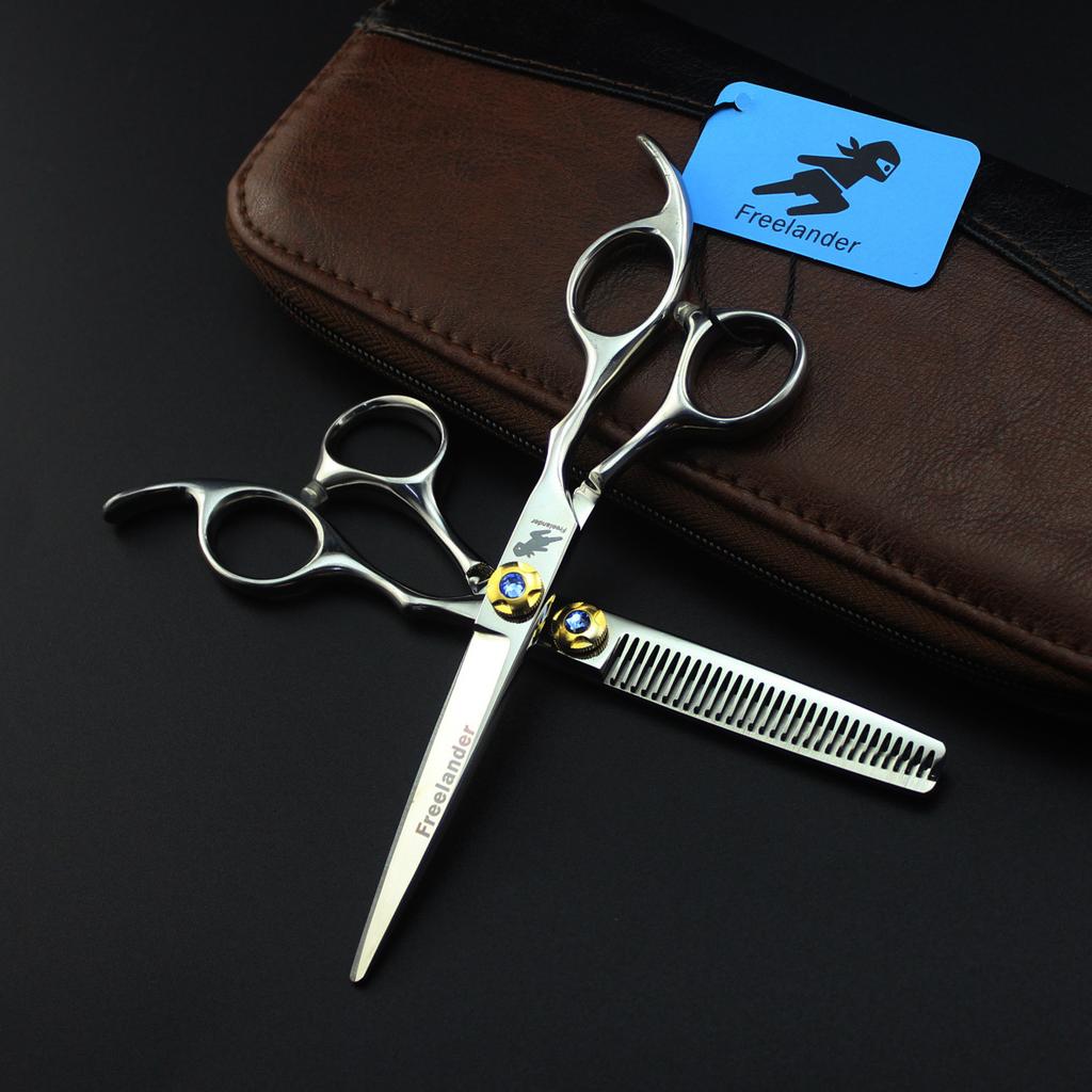 6.0 Inch Bright Light, Cross Flower, Screw, Hair Scissors, Hair Scissors, Flat Scissors, Bangs Scissors, Tooth Scissors, Thin