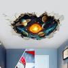 Creative Solar System Planet Wall Vinyl Stickers - Removable and Self-Adhesive Home Decor.