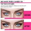 Z LRAQI BEAUTY Individual False Eyelashes Self Adhesive Cluster Fake Eyelashes Glue Free Eyelashes Natural Looking