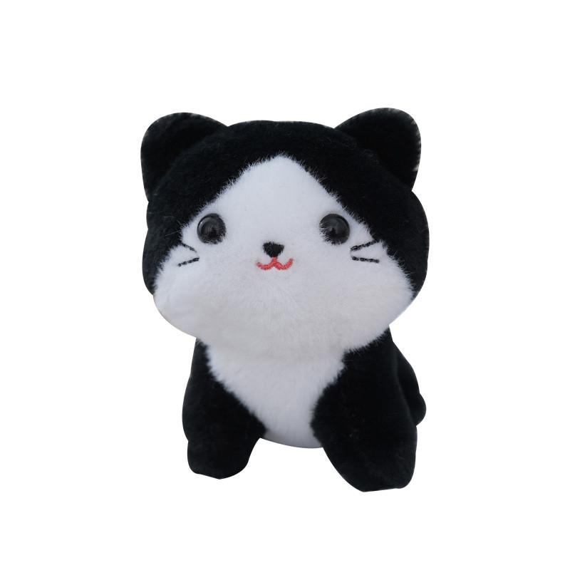 Adorable Cartoon Cat Plush Toy Soft And Cuddly Small Stuffed Animal Doll 12cm