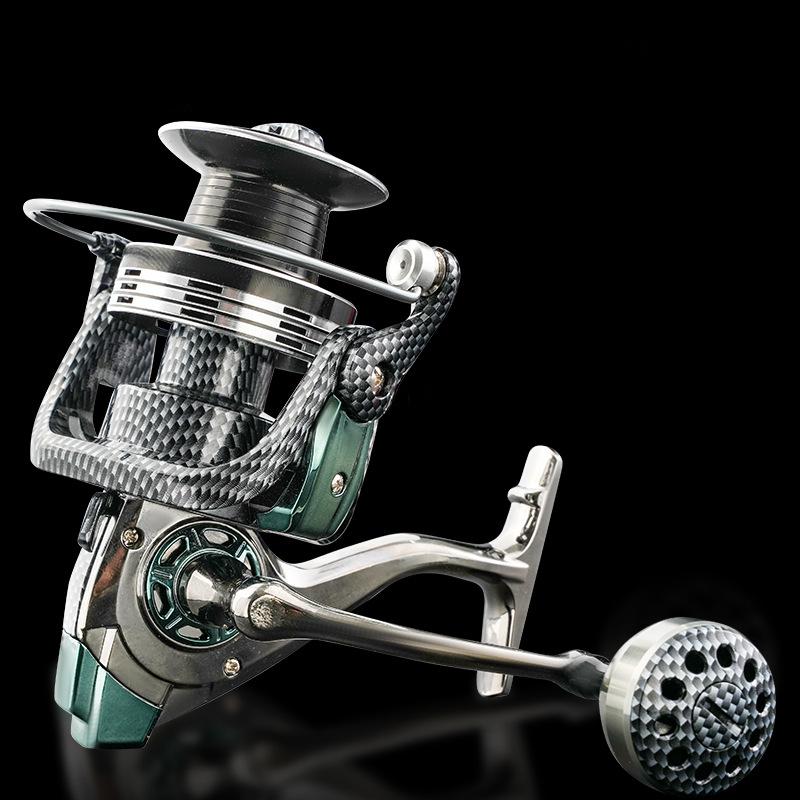 Upgraded Long-distance Casting Anchor Fishing Reel Snake-shaped All Metal Fishing Wheel 4.0:1/5.2:1 Cast Wheel Anchor Fish Spinning Wheel Lure Reel