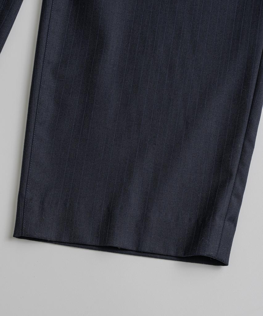 Bihebieo Summer Wool Classic Trousers D.Navy