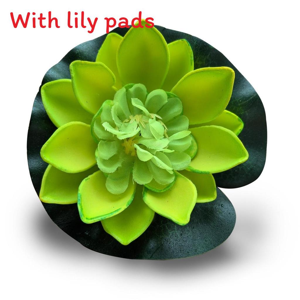 Water Garden Artificial Lotus Flower With Floating Design For Home Decor And Aquariums