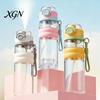 Heat Resistant Drinking Vessel Spray Sports Water Bottle, 750ml Dual-Use Mist And Drink Cup with Safety Reusable Plastic Lock, Leak-Proof Bottle