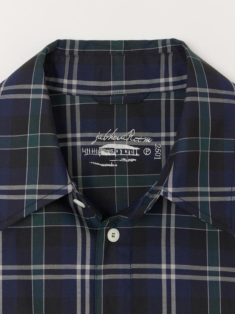 Jabhwalum Oversized Fold Shirt, (Check)