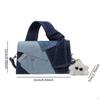 Women Denim Bag ,Patchwork Shoulder for Evening ,Teen Girl Work Ladies Party