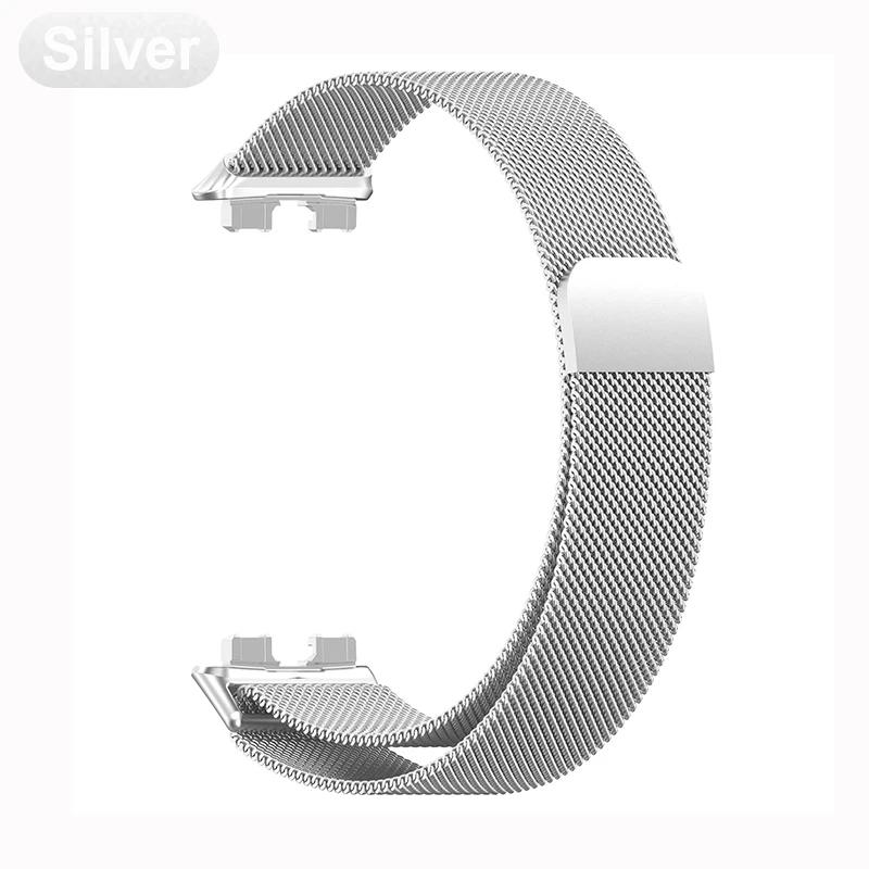 

Metal Strap For Huawei Band 8 9 Bracelet With TPU Case Screen Protector Soft Film Replacement Milanese Magnetic Loop Watchband For Huawei Band 8