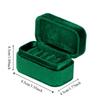 Square Rings Bearer Box Luxury Jewelry Organizer Simple Velvet Rings Holder  Propose