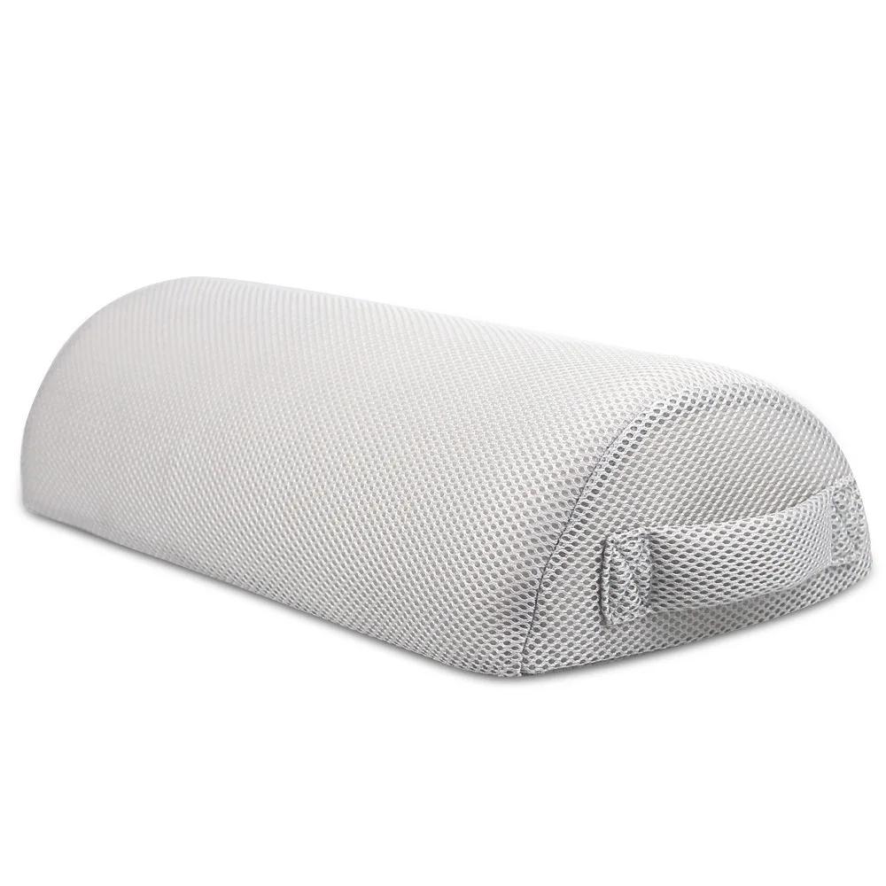 Semicircle High Resilience Feet Pillow Support Foot Rest Home Office Feet Stool Portable Travel Footrest Massage Cushion