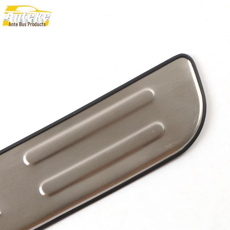 Besturn B50 Rostfritt Stål Dörrtröskel Repskyddande Dekorativ Välkomstlist