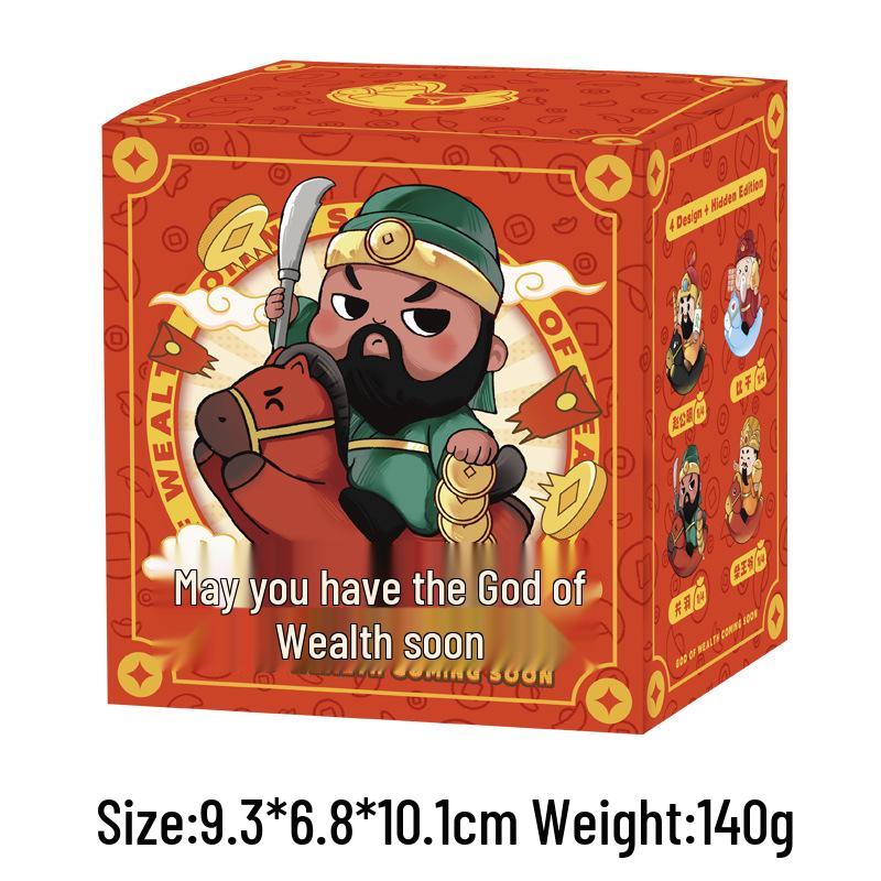 Coming Soon: God of Wealth Resin Blind Box - Cute Desktop Decoration and Creative Ornament.