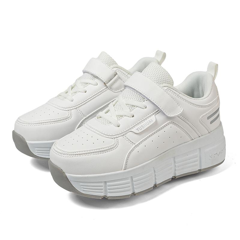 31-40 Children's Plus Size Fashionable Thick Soled Roller Skates Children's Wheeled Sports Shoes Outdoor Sports Shoes