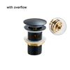 Lavabo Bagno Ottone Scarico Lavandino Pop Up Pulsante Click Clack Tappo Fessurato