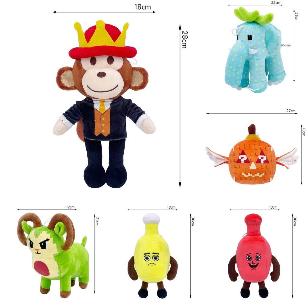 Plants Vs Brainrot Plush Toy With Soft Short Pile For Collectors And Giftgiving