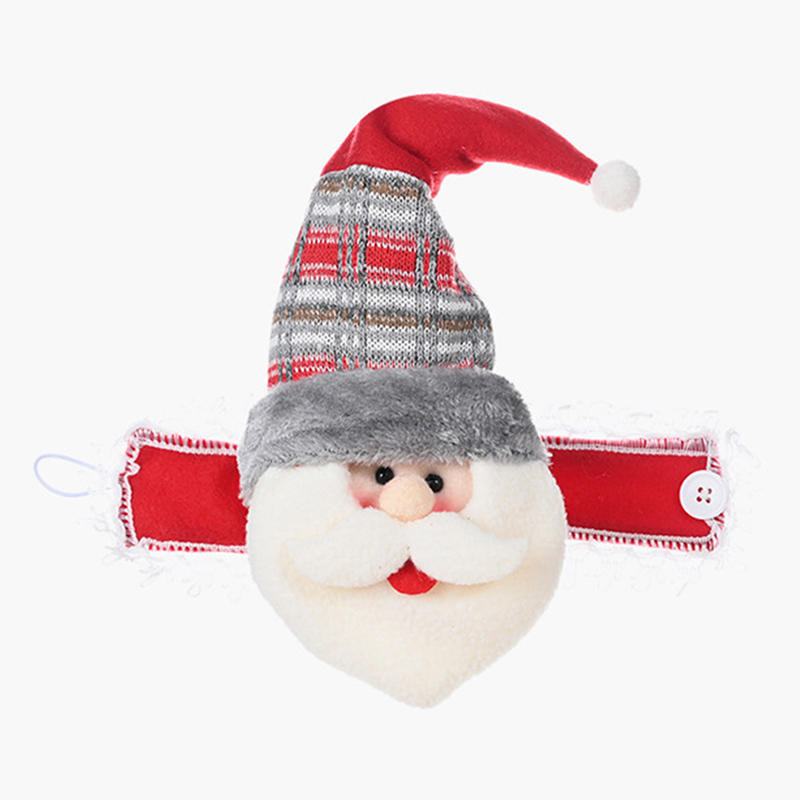 

Cute Christmas Theme Santa Snowman Curtain Buckles Creative Curtain Hook Fastener Buckle Clamp Wine Bottle Topper Old man