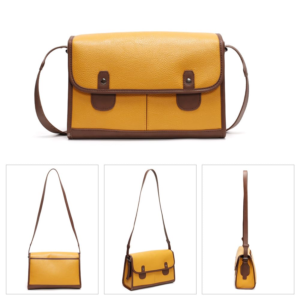 Whatna Leather Shoulder Messenger Crossbody Chest Business A4 15cm Laptop Thick Perfect for Black Men's Bag, Bag, Bag, Bag, Size, Capacity, Leather,
