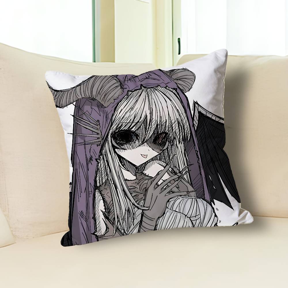 B-Black S-Souls Leaf Red Hood Fanart Anime Celebrity Merchandise All-Match Printed Pillow Case Sofa Car Office Room