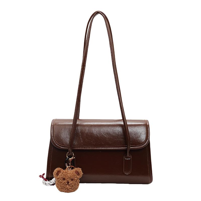 

Сумка Жіноча Велика Місткість Сумка на Плече Нова Повсякденна Універсальна Сумка Під Пахву коричневий