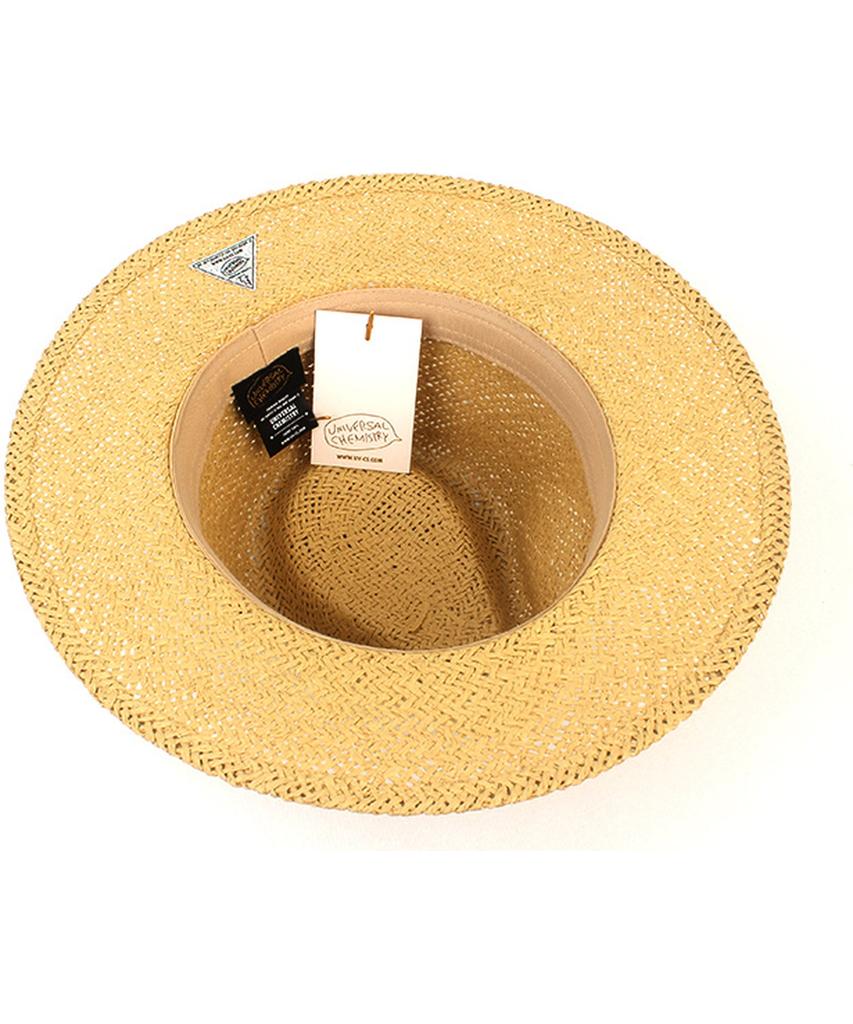 Yunibeosyeolkemiseuteuli Summer Simple Beige Fedora - Big Size Summer Fedora