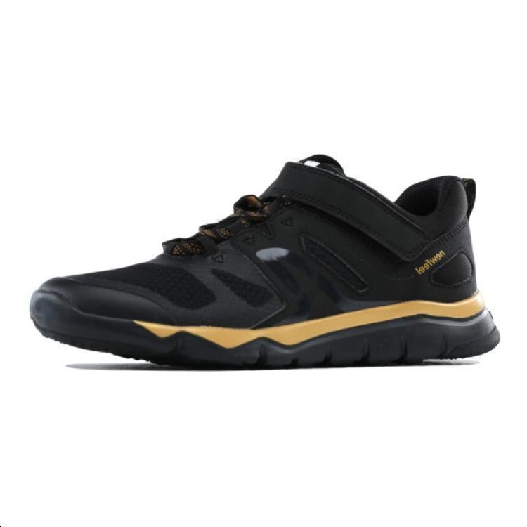 

DECATHLON PW 540 Comfort Physical Sports Non-Slip Low Top Casual Shoes Black Gold Kids 38