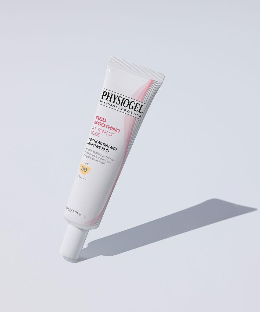 Red Soothing AI Tone-Up Sun Beige 30ml + Extra Gift
