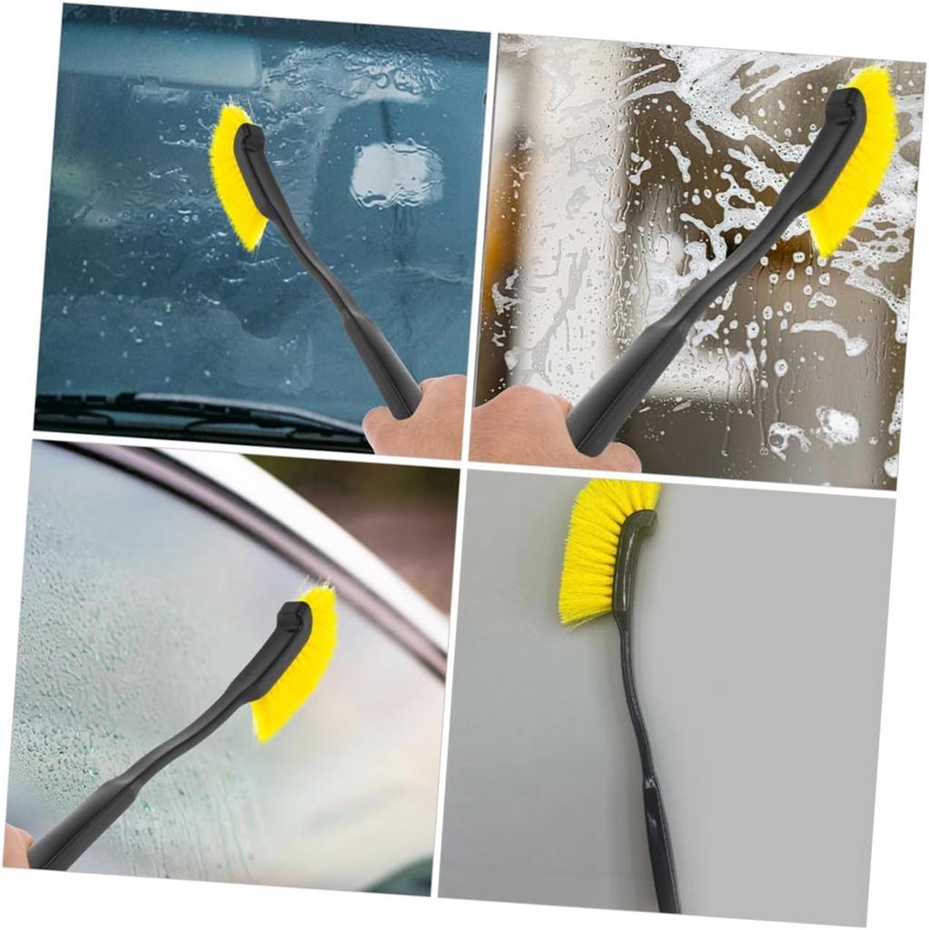 2 Pcs Car Tire and Wheel Brush Car Detailing Brush Long Handle Car Wash