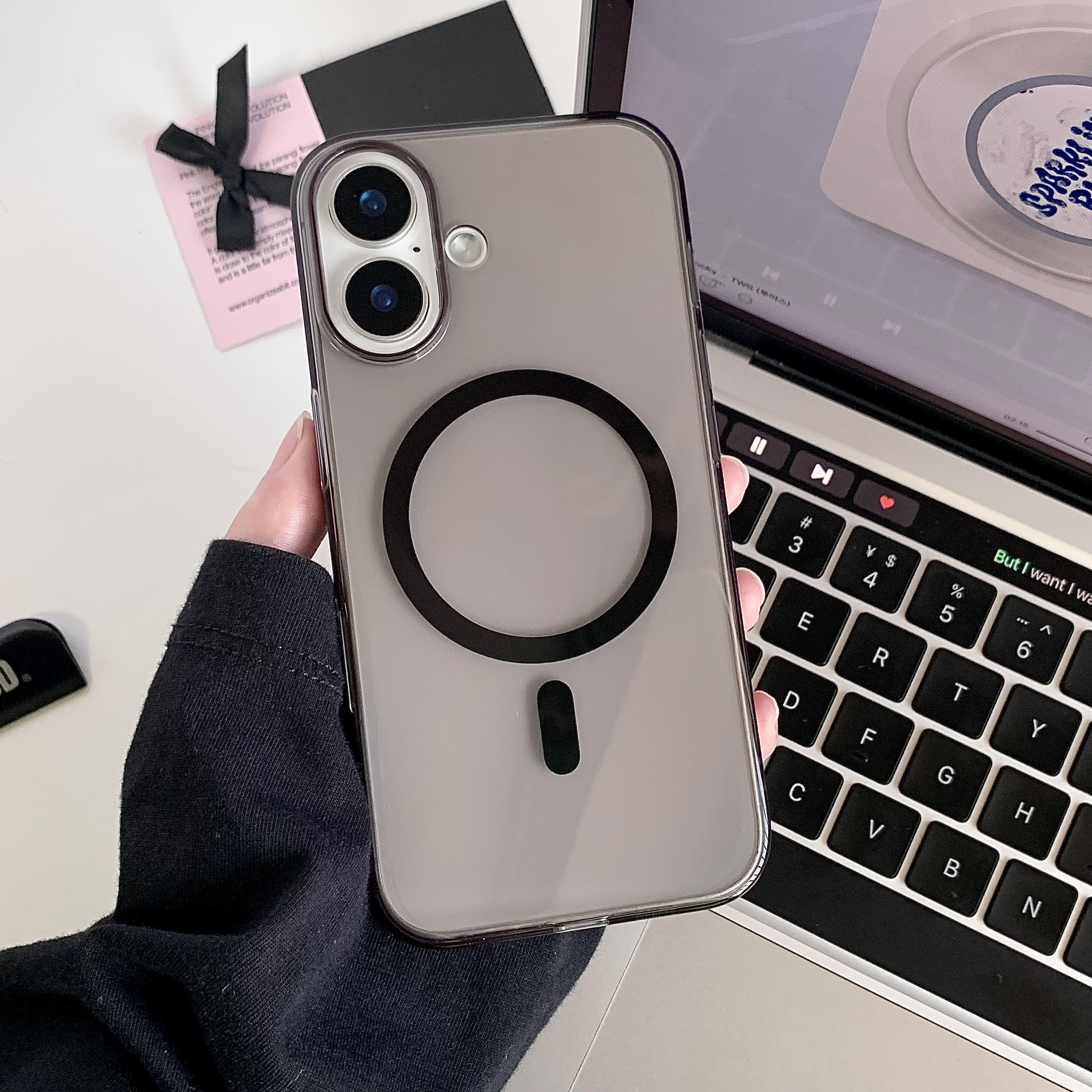 

Ультратонкий прозрачный прочный защитный чехол Magsafe для iPhone 16 15 14 Plus 13 12 11 Pro Max Crystal Slim PC Магнитный чехол For iPhone 14Promax