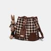 Bucket Bag Women'S Fashion High-End Sense Diamond Commuter Shoulder Bag Messenger Bag Luggage