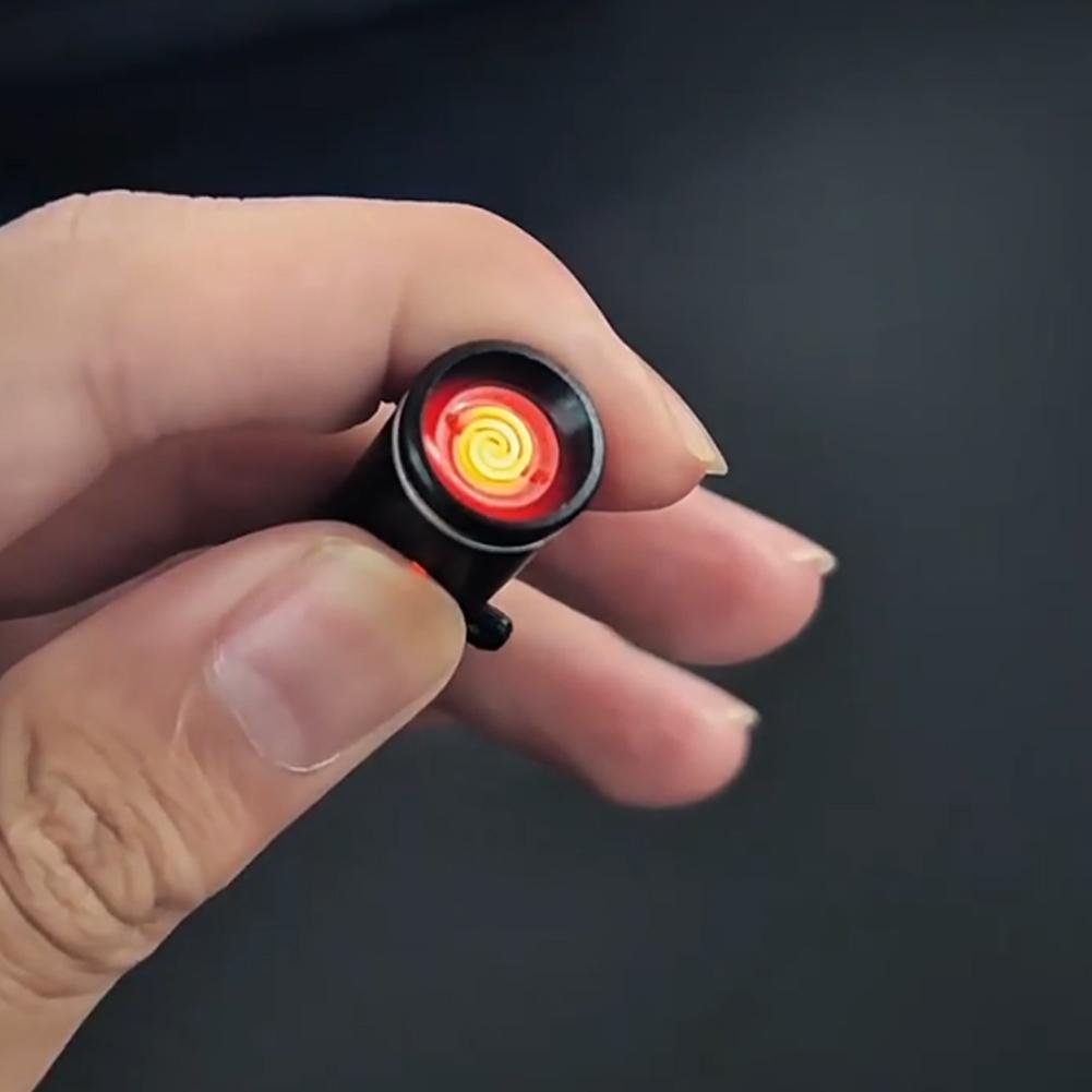 Compact Type-C Electric Lighter Mini No Flame Design Easy to Carry & Store Suitable for Air Travel Outdoor Use Fast Charging