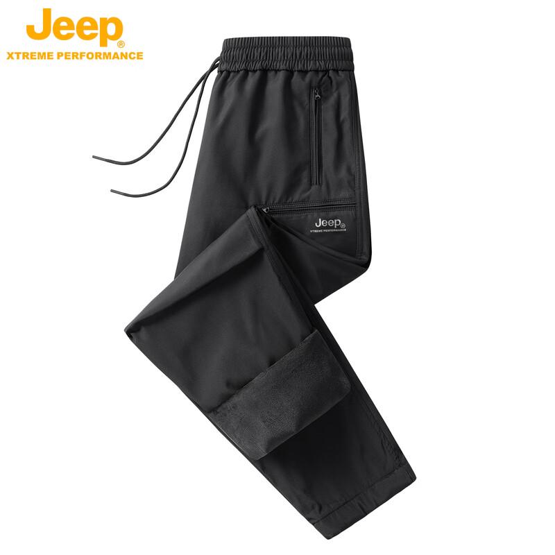 JEEP Unisex Fleece Lined Outdoor Cargo Hiking Pants