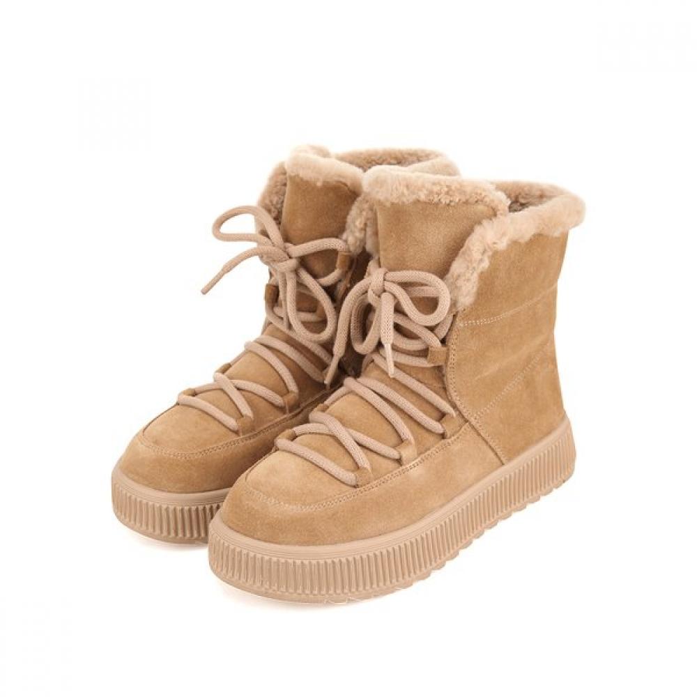 Barbara Cowhide Snow Fur Boots 4cm Bbh872cm 250mm 18132₽