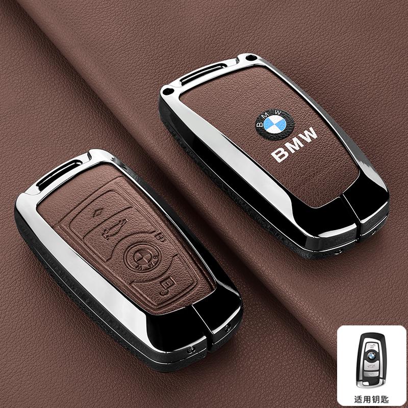 Hot 2025 Leather For BMW 1 3 5 7 Series X1 X3 X4 X5 F10 F15 F16 F20 F30 F18 F25 M3 M4 E34 Car Smart Remote Key Case Cover Protec