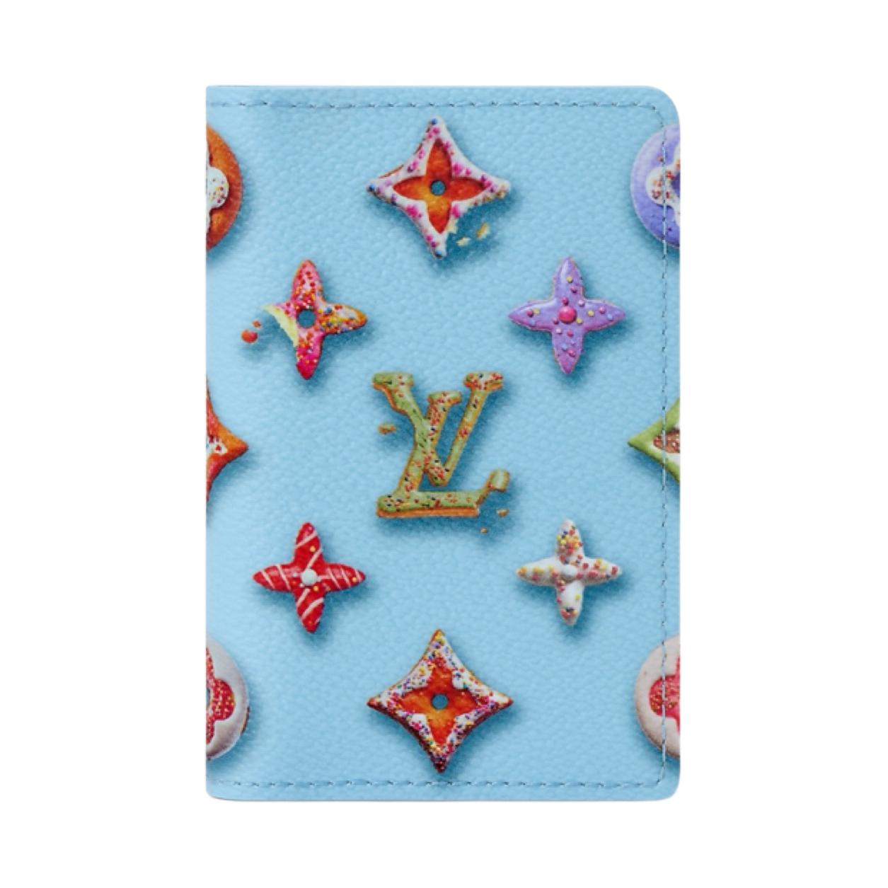 

Louis Vuitton Monogram Donuts Покритий полотном Тримач для карток Чоловічі Аксесуари Синій M28045 Box(Basic Set+Box)