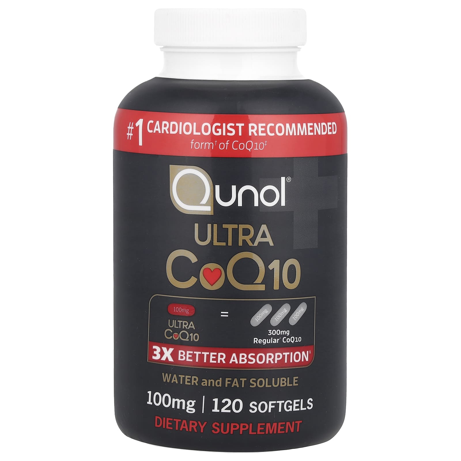 

Ultra Coq10, 100 Mg, 120 Softgels
