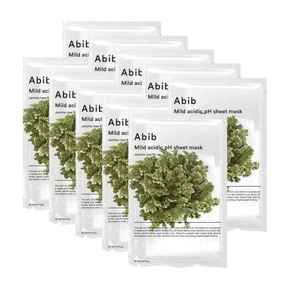 Mild Acidic pH Sheet Mask Heartleaf Fit Soothing & Hydrating Care 10 Sheets