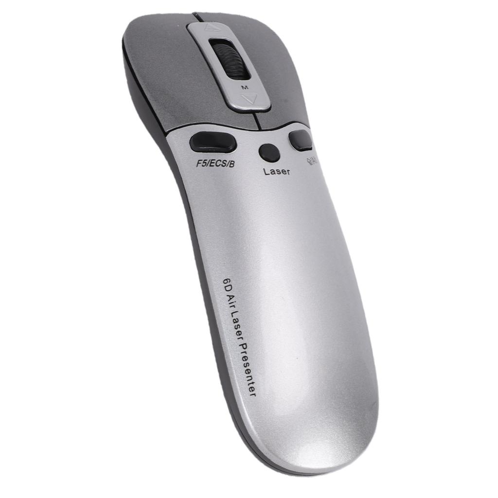 2.4G Wireless Presentation Clicker Mouse Multifuncction Plug and Play Handheld PPT Remote Control for Working