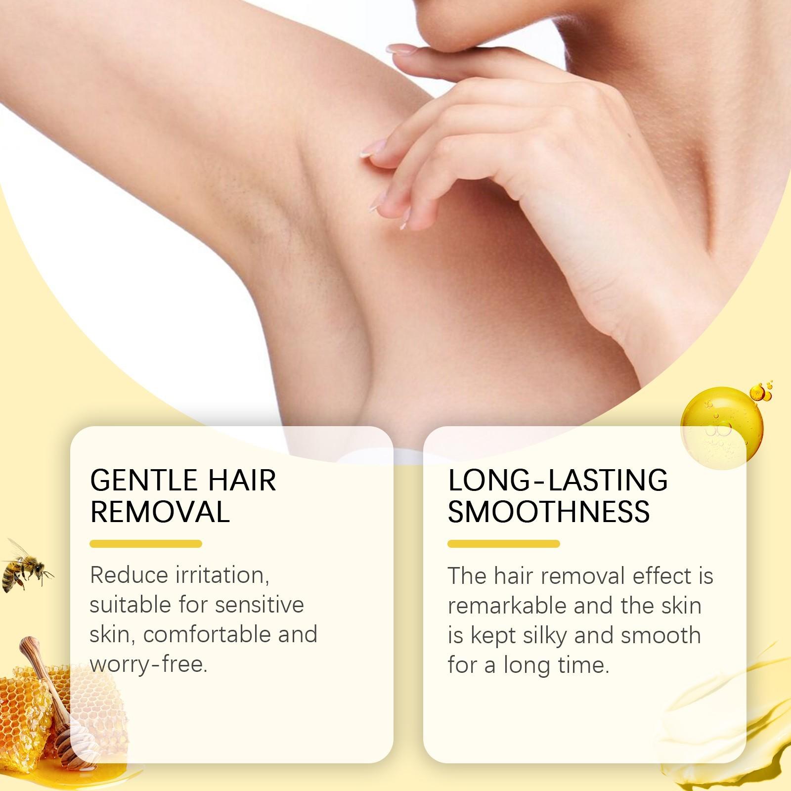 Пчелиное молочко Увлажнение и удаление волос Мягкое удаление волос по всему телу — фото 2