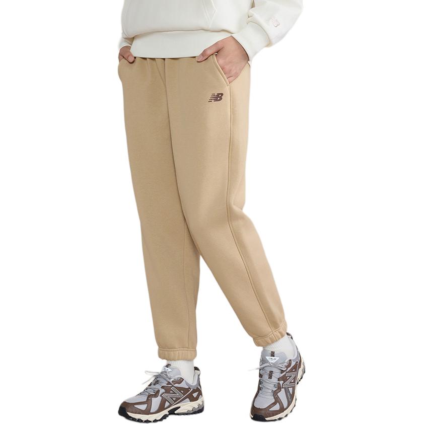 New Balance Knitted Sweatpants Women's Beige Yellow AWP43370-INC