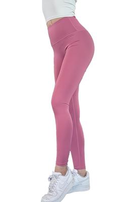 VEROMAN Yoga Anfänger Training Yoga Kleidung Fitnessstudio Kleidung Leggings, ppi-lef076 (Rosa, M)