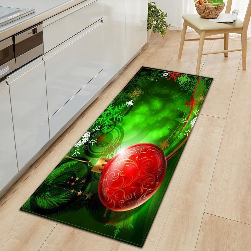 Christmas Kitchen Sand Carpet Doormat Long Floor Mat