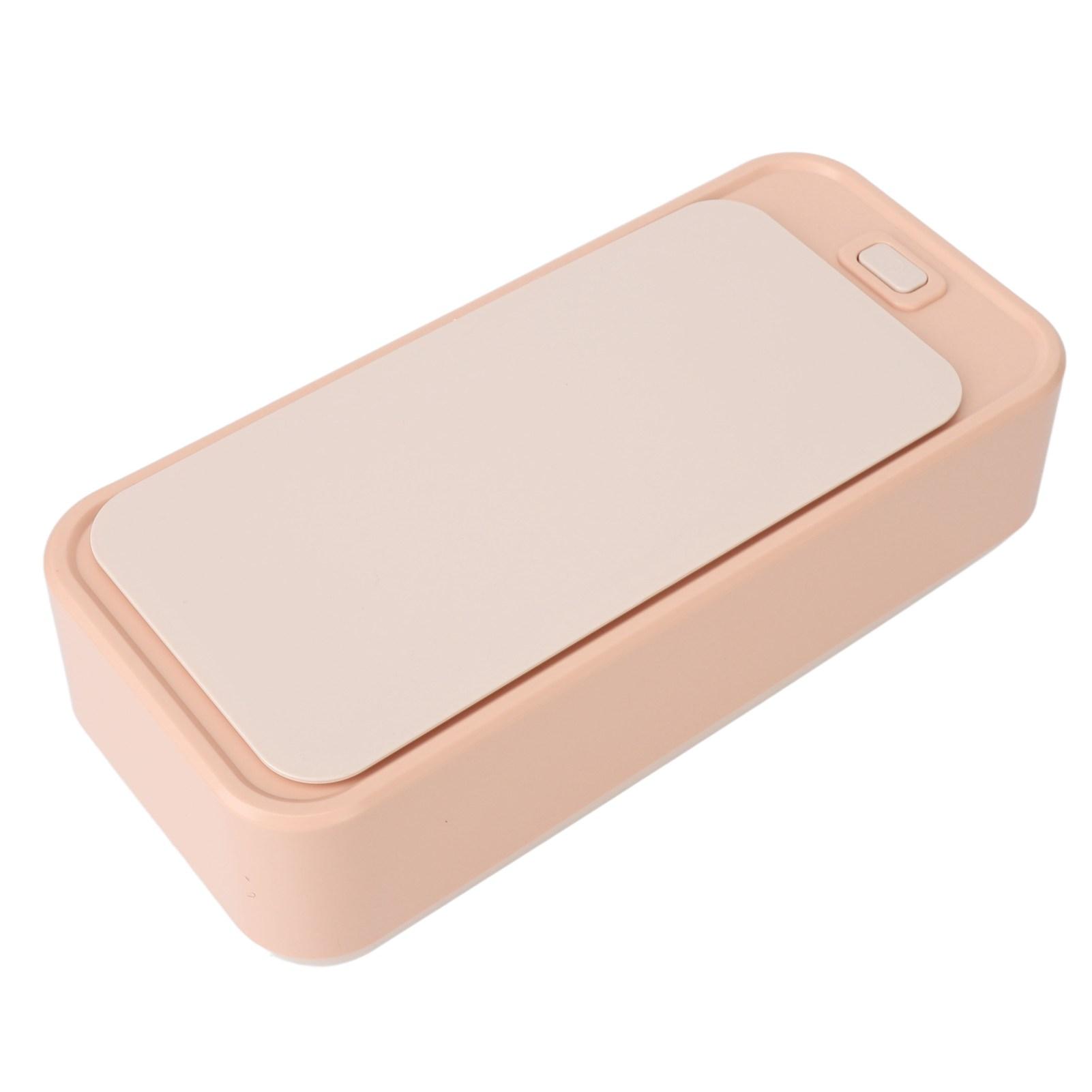 

Машина для чистки ювелирных изделий Высокочастотная вибрация Удаление грязи Очиститель для очков Капа Розовый розовый